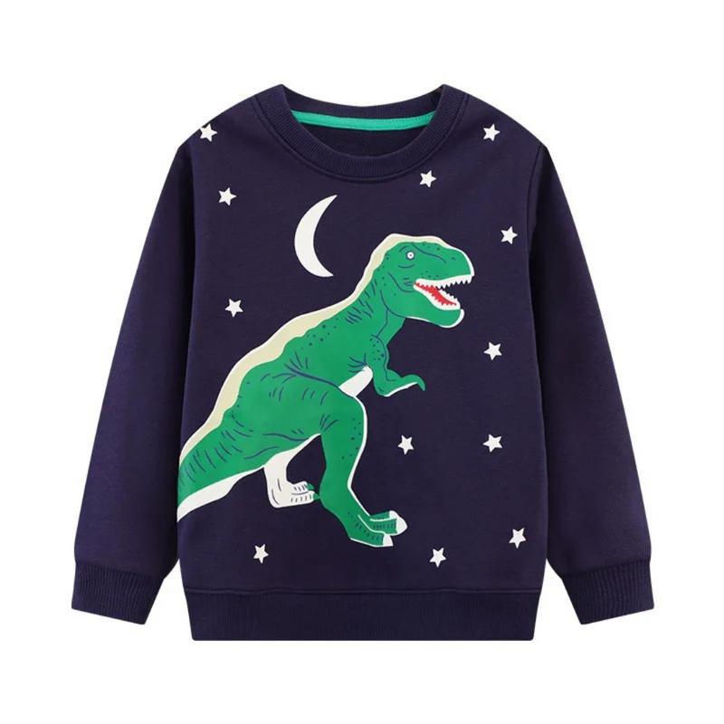 Blusa de Moletom Masculina Luminous Dinossauro