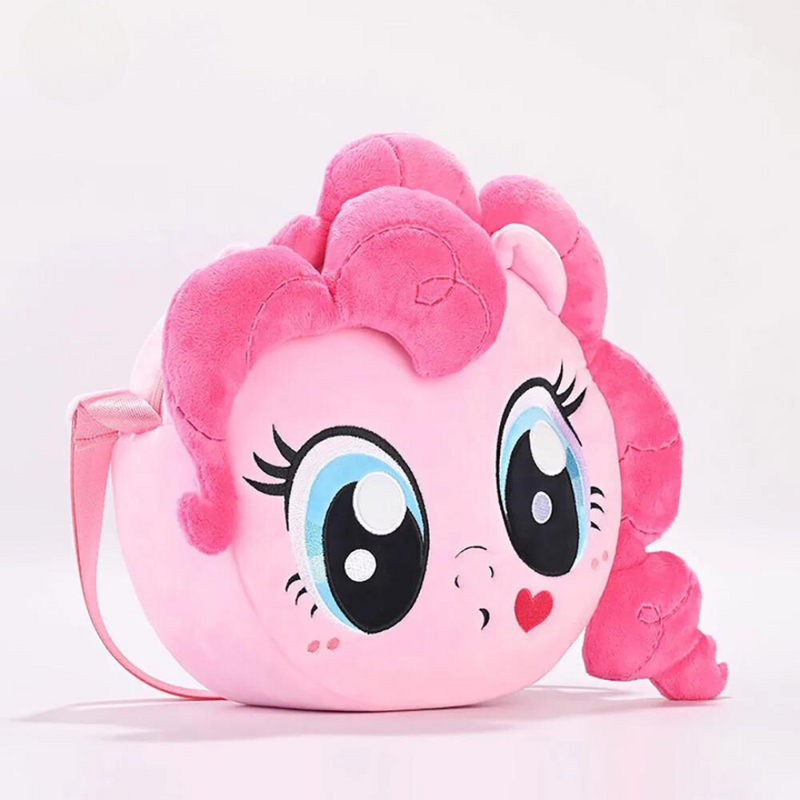 Bolsa Infantil My Little Pony Pinkie Pie – Bolsa de Pelúcia Fofa Universo dos Pequenos