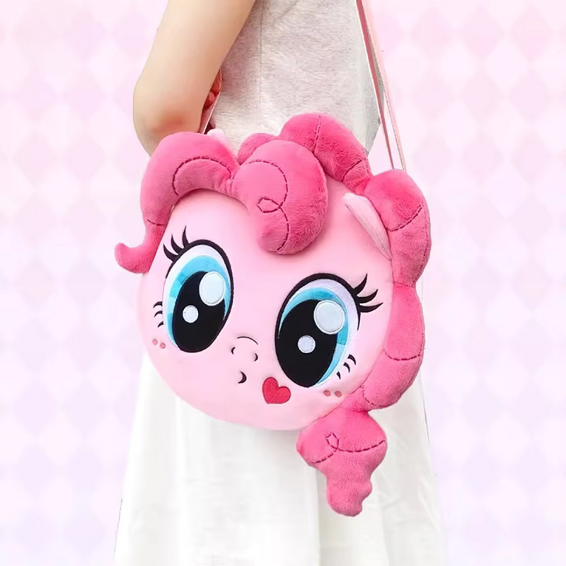 Bolsa Infantil My Little Pony Pinkie Pie – Bolsa de Pelúcia Fofa Universo dos Pequenos