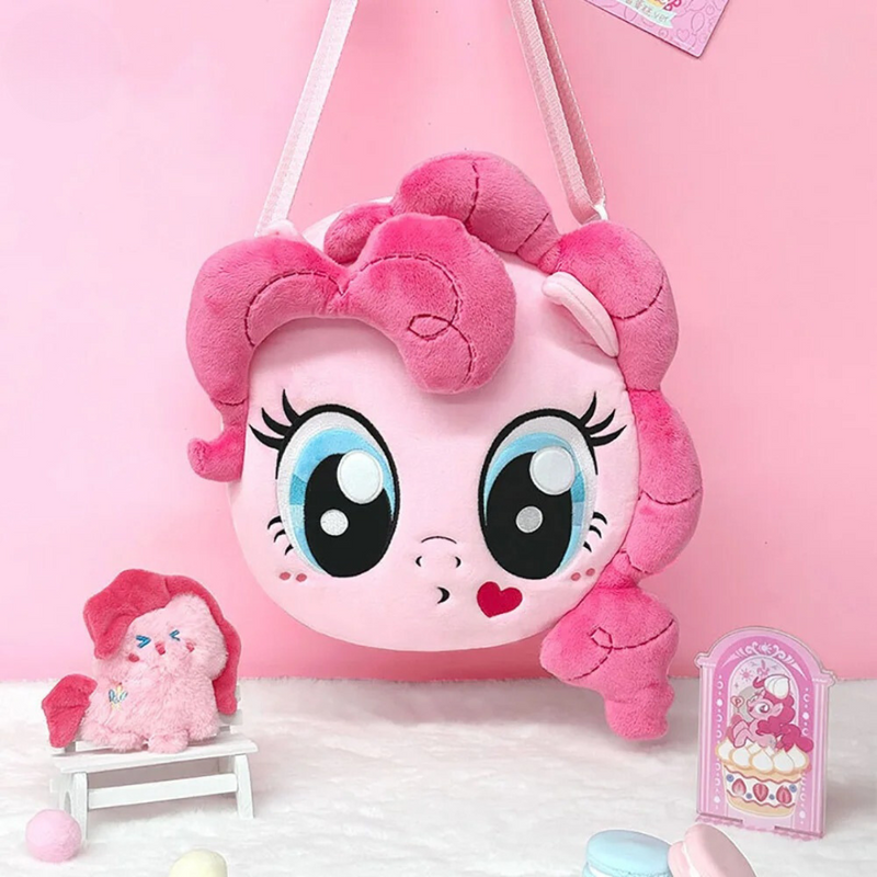 Bolsa Infantil My Little Pony Pinkie Pie – Bolsa de Pelúcia Fofa Universo dos Pequenos