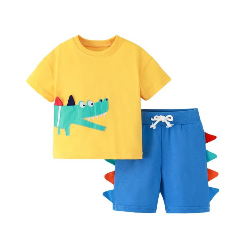 Conjunto de Verão para Meninos em Algodão