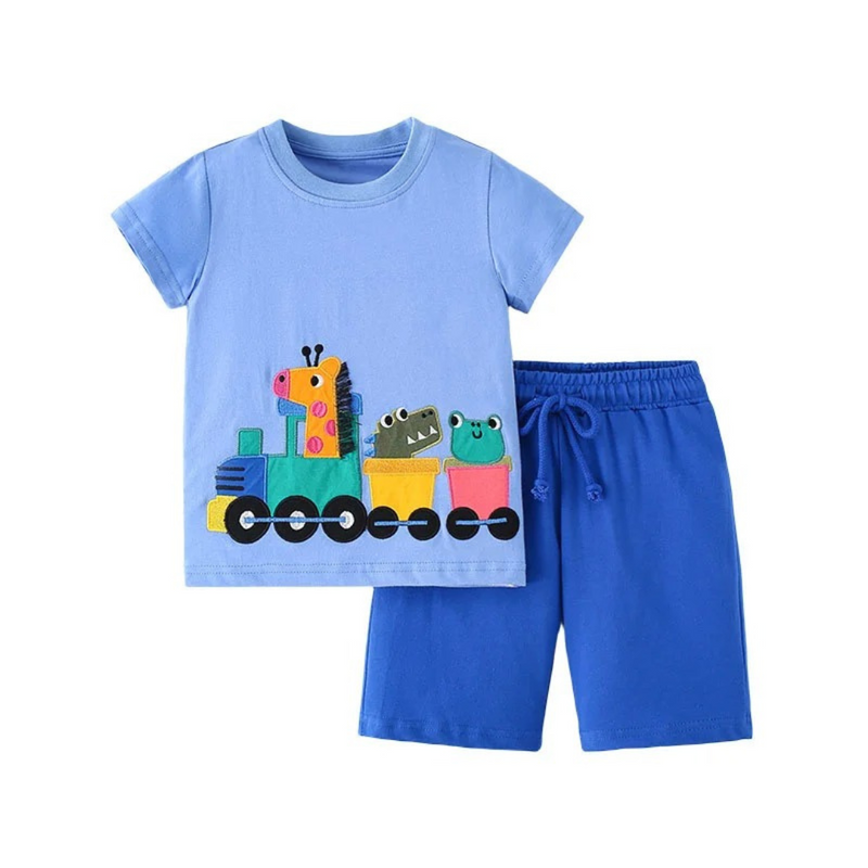 Conjunto de Verão para Meninos em Algodão