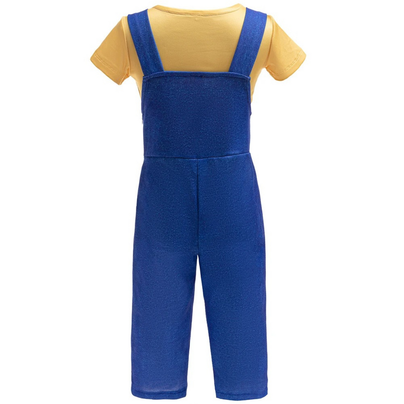 Conjunto de Roupas Minions Infantil - Fantasia de Halloween e Carnaval Unissex Loja Infantil de Fantasia Universo dos Pequenos