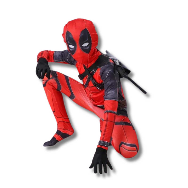 Fantasia Infantil Deadpool para Meninos – Halloween e Cosplay Completo Loja de Fantasia Infantil Universo dos Pequenos