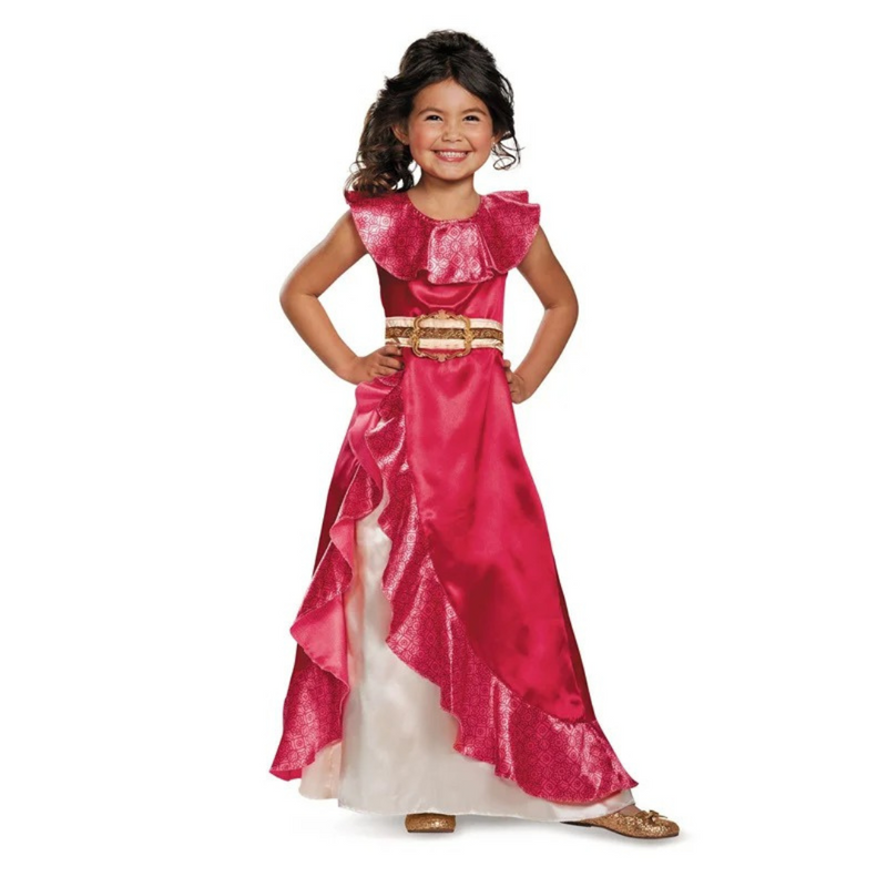 Fantasia Infantil Princesa Elena de Avalor | Vestido Vermelho para Meninas Loja de Fantasia Infantil Universo dos Pequenos