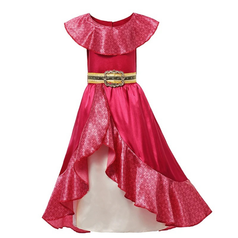 Fantasia Infantil Princesa Elena de Avalor | Vestido Vermelho para Meninas Loja de Fantasia Infantil Universo dos Pequenos