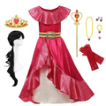 Fantasia Infantil Princesa Elena de Avalor | Vestido Vermelho para Meninas Loja de Fantasia Infantil Universo dos Pequenos