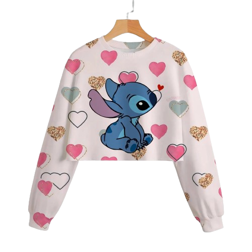 Blusa Manga Longa Infantil Stitch | Conforto e Estilo para Fãs do Stitch Loja de Roupas Infantil Universo Dos Pequenos