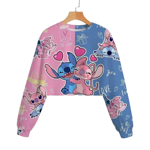 Blusa Manga Longa Infantil Stitch | Conforto e Estilo para Fãs do Stitch Loja de Roupas Infantil Universo Dos Pequenos