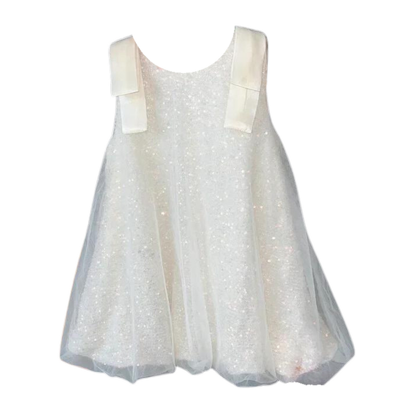 Vestido Balonê Infantil com Lantejoulas para Meninas | Roupas Elegantes Loja de Vestido de Festa Infantil Universo dos Pequenos 