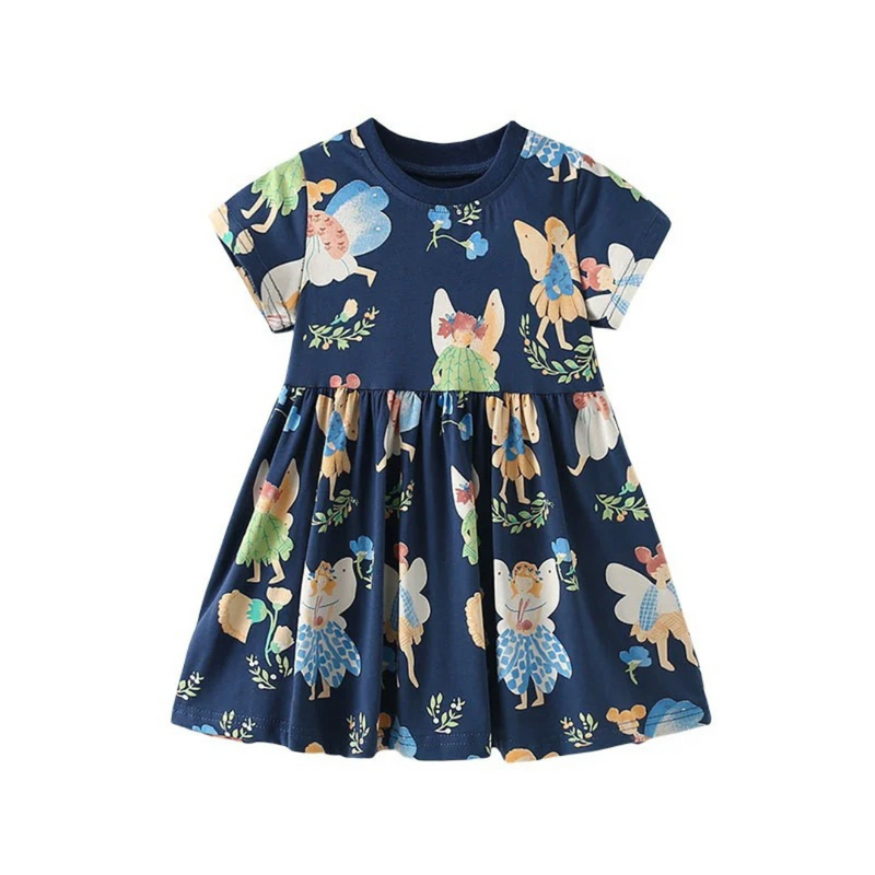 Vestido Infantil Feminino Conto de Fadas | Conforto e Estilo para Meninas Loja de Roupa Infantil Universo dos Pequenos