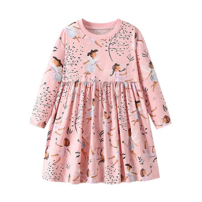 Vestido Infantil Feminino em Algodão Princess Girls